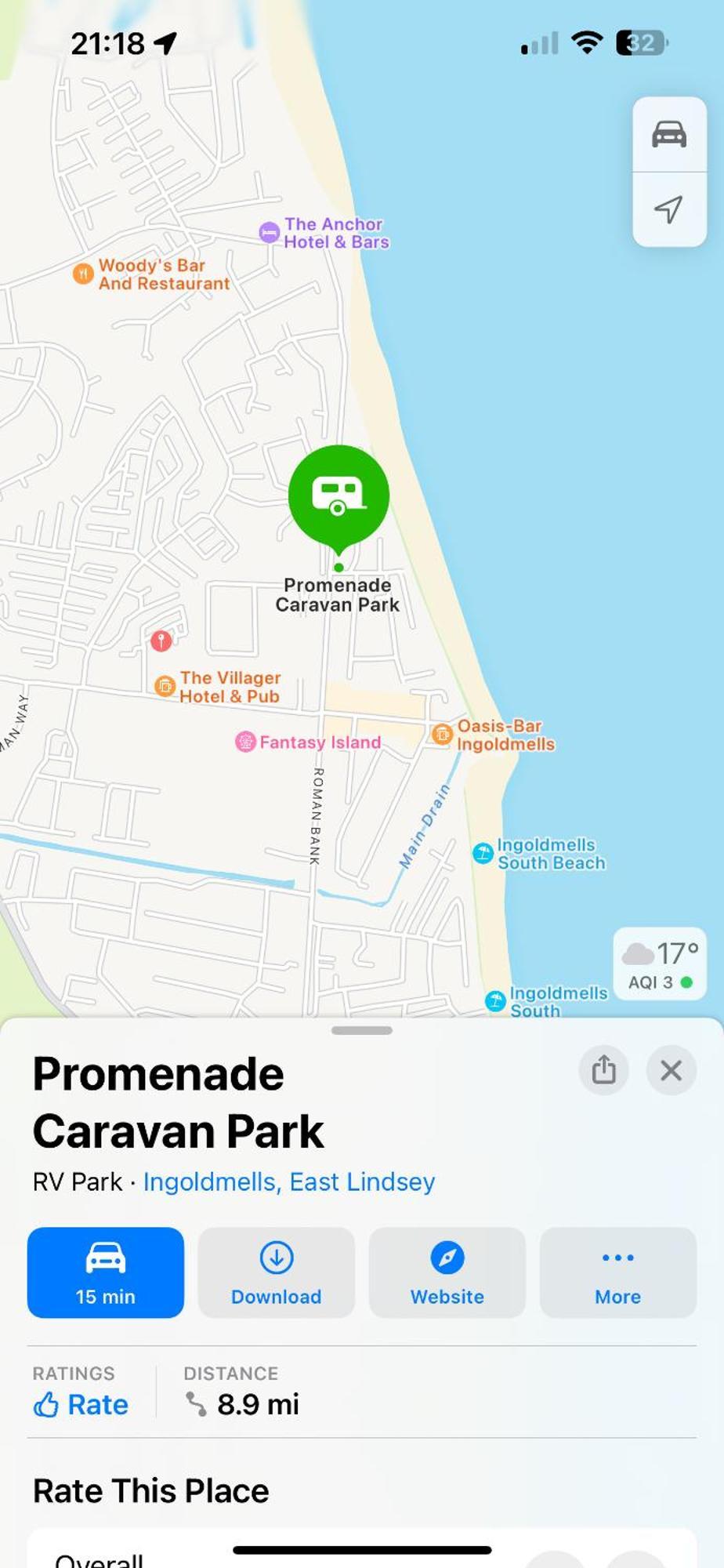 613 Promenade, Ingoldmells公寓 外观 照片
